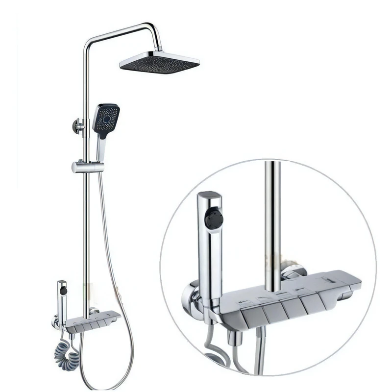 عکس شماره 9 : دوش حمام مدل پیانویی 4 کلید کد sc170