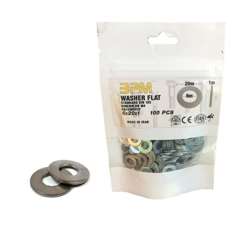 واشر تخت مدل c500 مجموعه 500 عددی