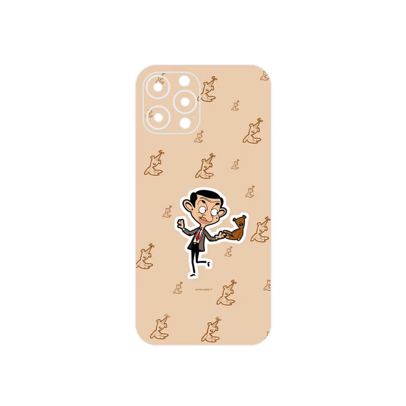 برچسب پوششی ماهوت مدل Mr.Bean مناسب برای گوشی موبایل اپل iPhone 12 Pro Max