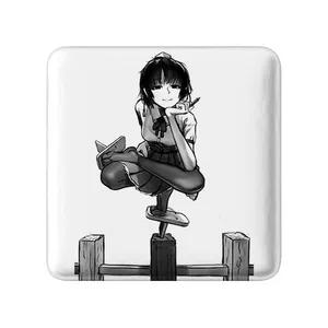 مگنت خندالو طرح بازی توهو (Touhou) مدل مربعی کد 35796