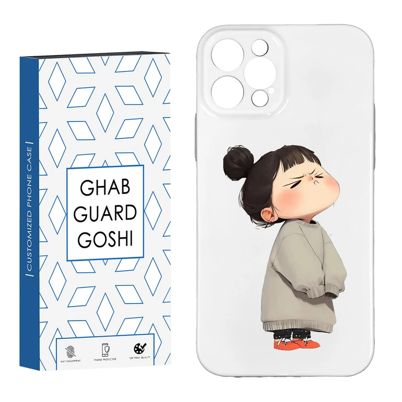 کاور قاب گارد گوشی طرح فانتزی دختر ملوس کد HARD-02 مناسب برای گوشی موبایل اپل IPHONE 12 PRO