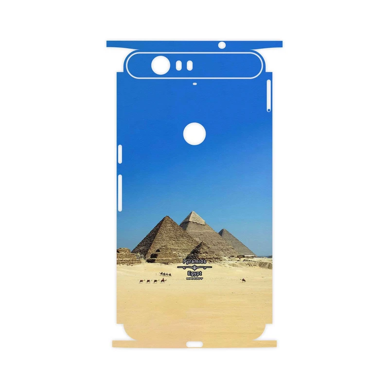 برچسب پوششی ماهوت مدل Pyramids of Egypt-FullSkin مناسب برای گوشی موبایل گوگل Nexus 6P
