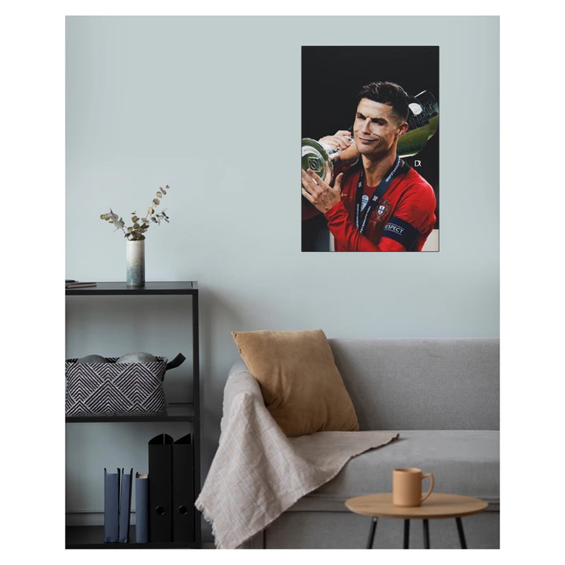 پوستر گوفی مدل فوتبالیست کیریستیانو رونالدو طرح CR7 Cristiano Ronaldo کد CUP21