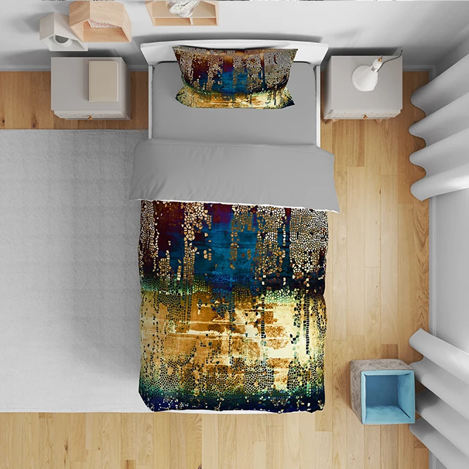 سرویس روتختی مدل پتینه 4947 تک نفره 5 تکه