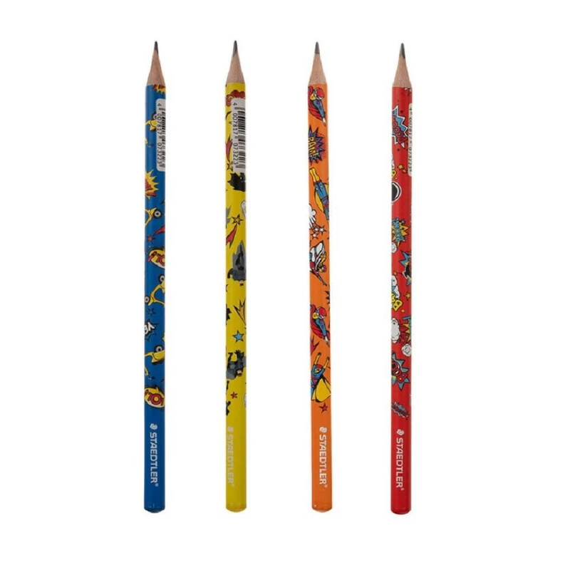 مداد مشکی استدلر مدل comic  کد 434 مجموعه 4 عددی