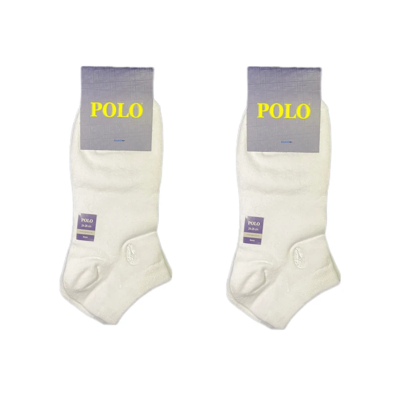 جوراب ساق کوتاه مردانه پولو مدل MOCHW2 بسته 2 عددی