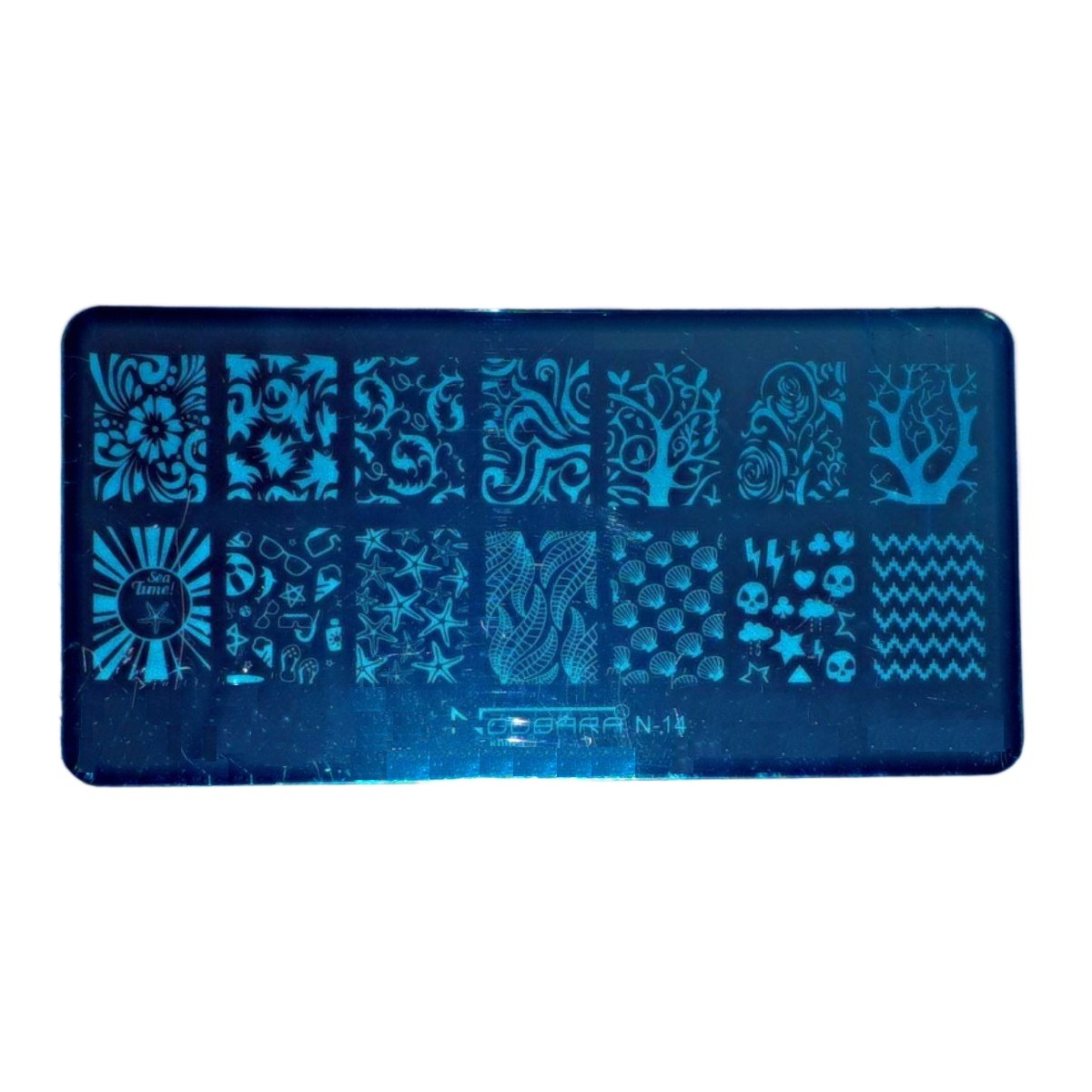 شابلون طراحی ناخن نوباراکس مدل N-14