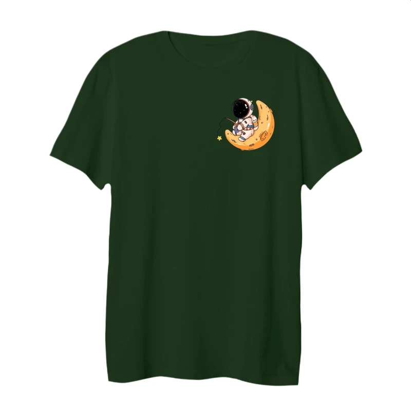 تی شرت لانگ آستین کوتاه زنانه مدل فضانورد کد 19