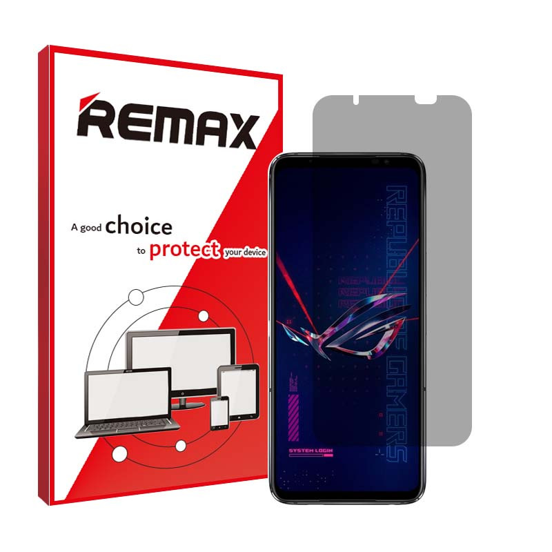 محافظ صفحه نمایش حریم شخصی ریمکس مدل Resistant مناسب برای گوشی موبایل ایسوس ROG Phone 6 Pro 