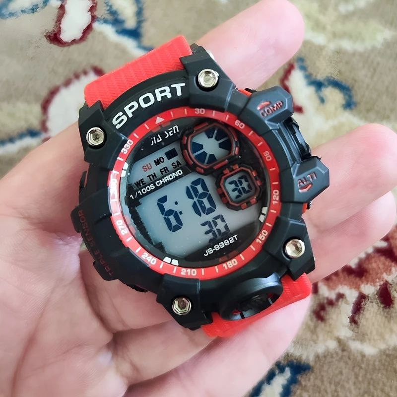 ساعت مچی دیجیتال مردانه مدل تک زمانه 0198