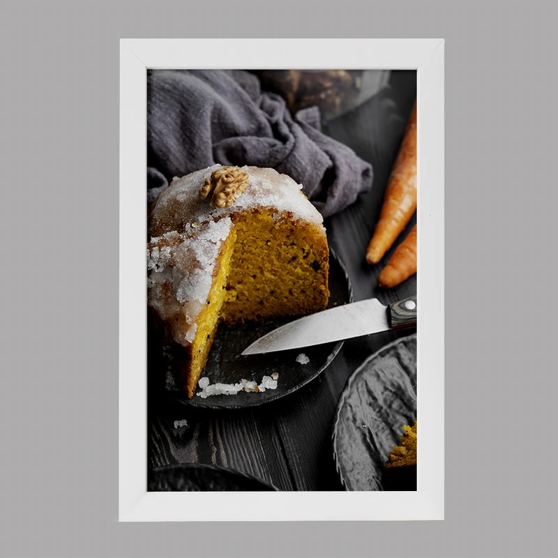 تابلو خندالو مدل کیک هویج کد F1841