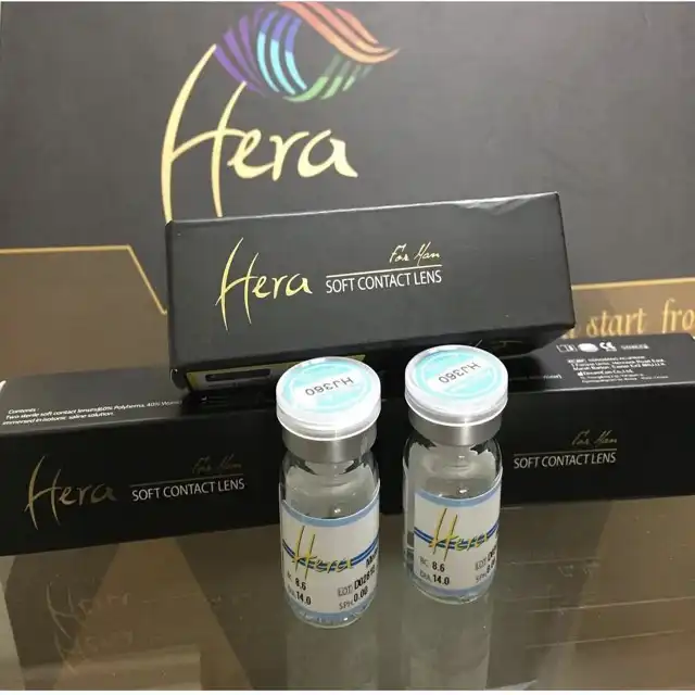 لنز چشم هرا شماره 25 کد RYA360 رنگ سبز آبی متوسط