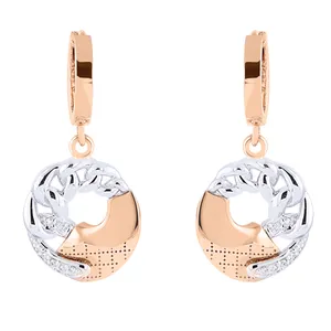 گوشواره طلا 18 عیار زنانه مدل 12271