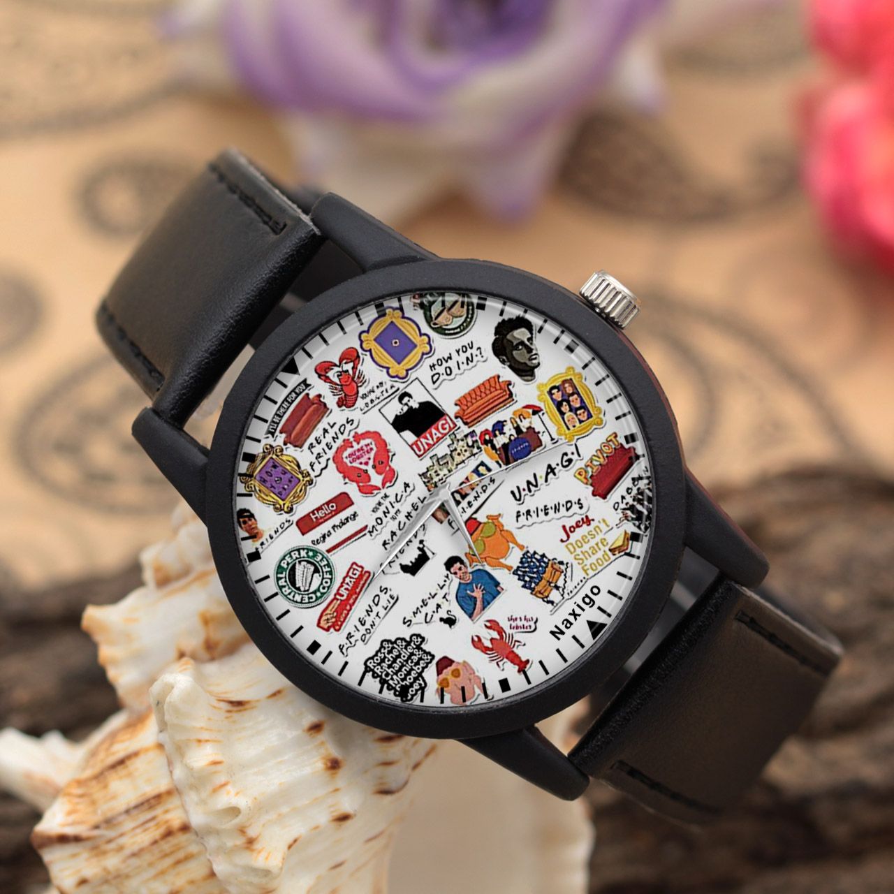 ساعت مچی عقربه ای ناکسیگو طرح Friends کد LF4196 -  - 3