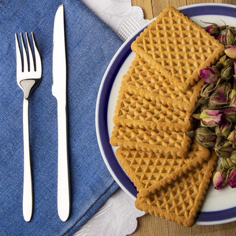 کارد و چنگال میوه خوری 12پارچه مدل دونا