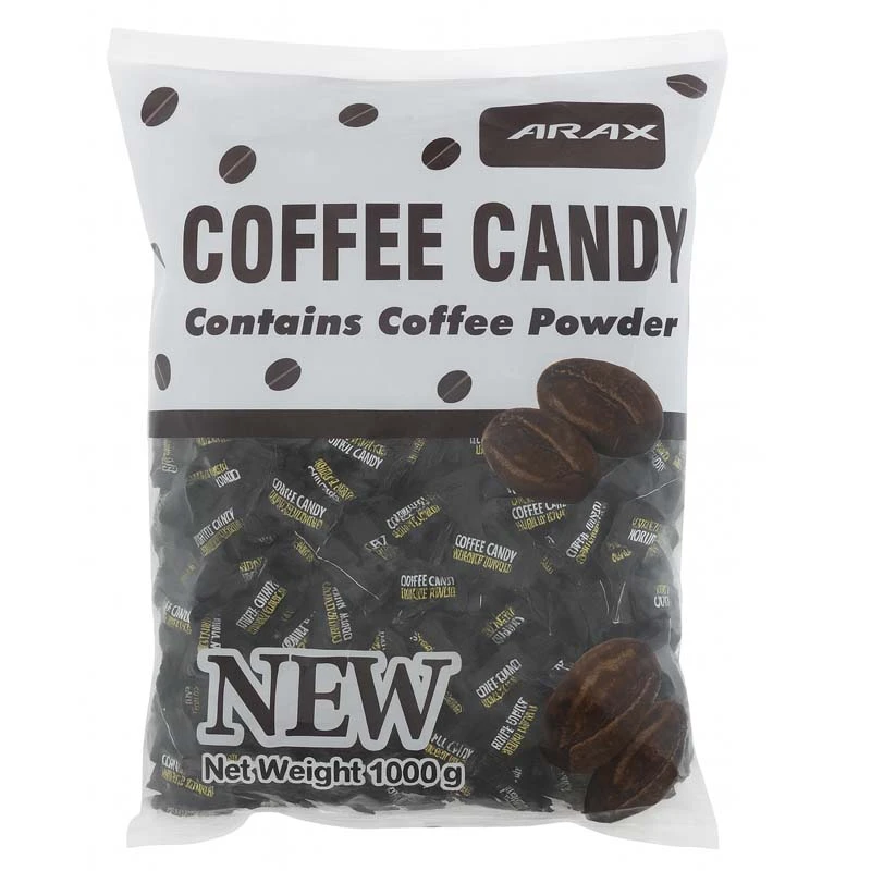 قرص خوشبوکننده دهان با طعم دابل قهوه کافی کندی آراکس - 1 کیلوگرم
