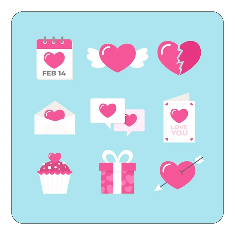 مگنت کاکتی طرح عاشقانه مدل mp37383