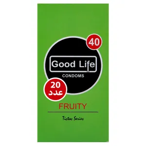 کاندوم گودلایف مدل fruitysabz40 بسته 20 عددی