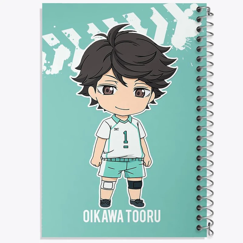 دفتر مشق 100 برگ خندالو طرح اویکاوا تورو انیمه آبشار سرنوشت هایکیو کاگیاما کد 11190