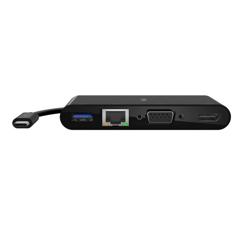 هاب 4 پورت USB-C بلکین مدل AVC005btBK هاب 4 پورت USB-C بلکین مدل AVC005btBK