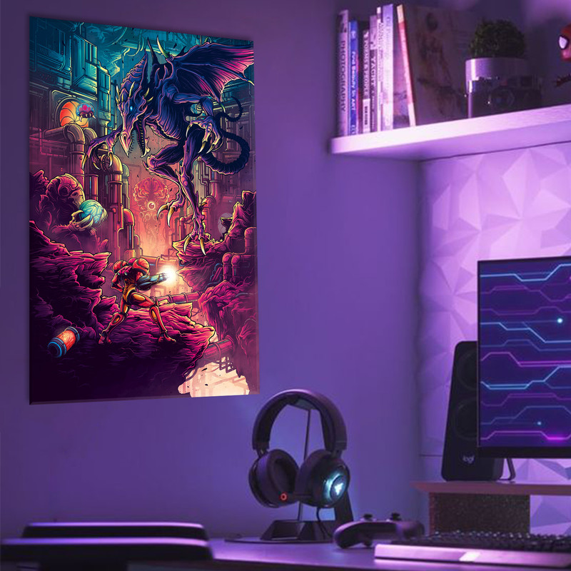 تابلو شاسی مدل مترويد پرايم طرح 1 Metroid Prime Alt 1 کد C1-43 