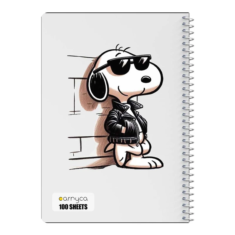 دفتر مشق 100 برگ سیمی کارنیکا طرح فیلم بادام زمینی ها The Peanuts کد 68168