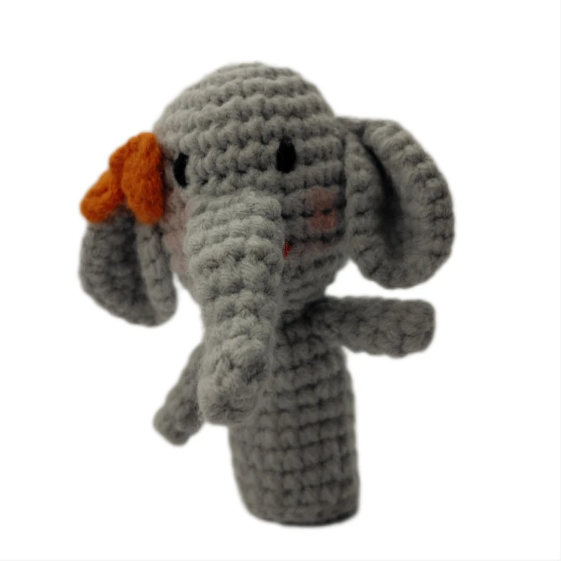 عروسک بافتنی مدل فیل