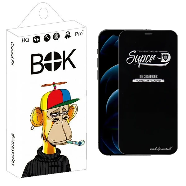 محافظ صفحه نمایش بوک مدل Transparent SuperD مناسب برای گوشی موبایل اپل iPhone 12 Pro