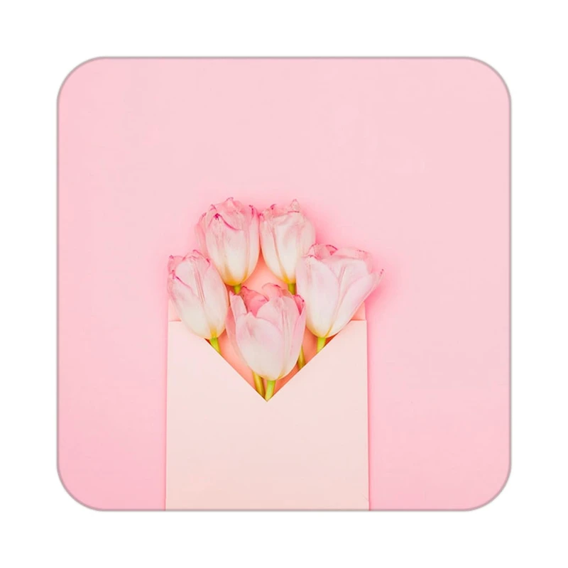 زیر لیوانی کاکتی طرح گل مدل mp19325