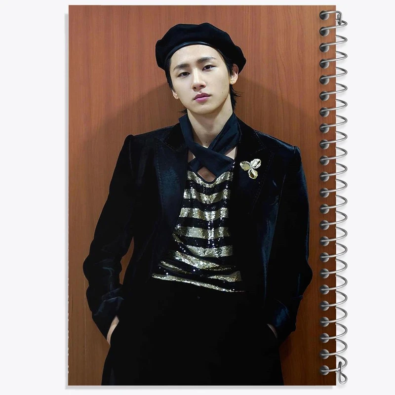 دفتر مشق 50 برگ خندالو مدل آی ام گروه مانستا اکس MONSTA X کد 12279