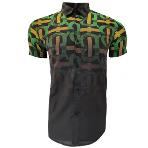 پیراهن آستین کوتاه مردانه مدل هاوایی 02