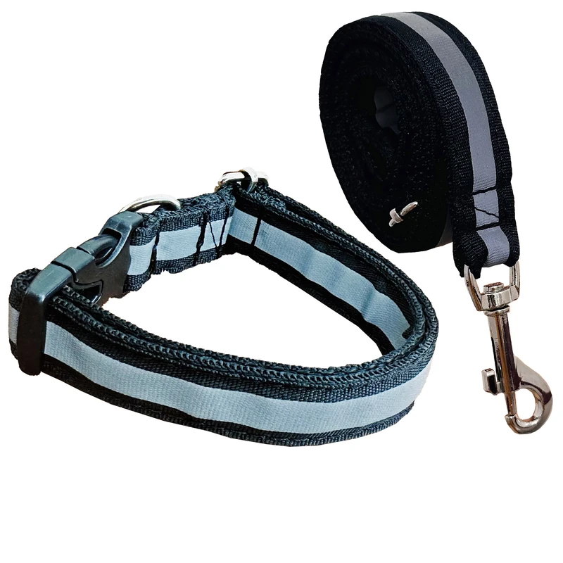 قلاده گردنی و بند قلاده سگ و گربه مدل شبرنگ کد 4