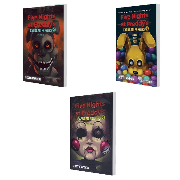 کتاب Five Nights at Freddys Fazbear اثر Scott Cawthon انتشارات آینده کتاب 3 جلدی