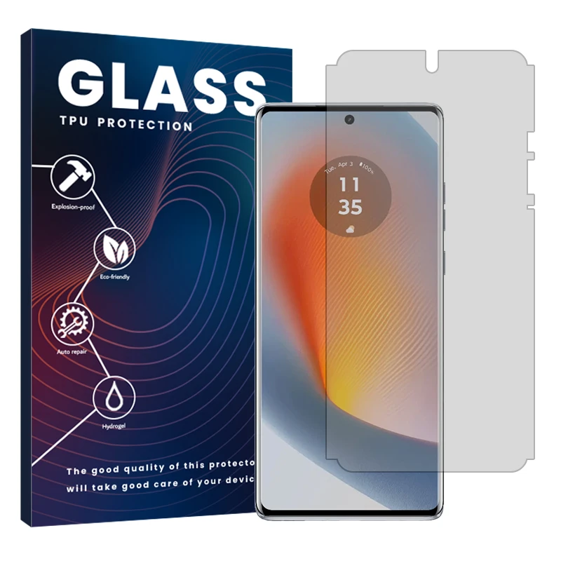 محافظ صفحه نمایش شفاف گلس مدل Resistant مناسب برای گوشی موبایل موتورولا Edge 50