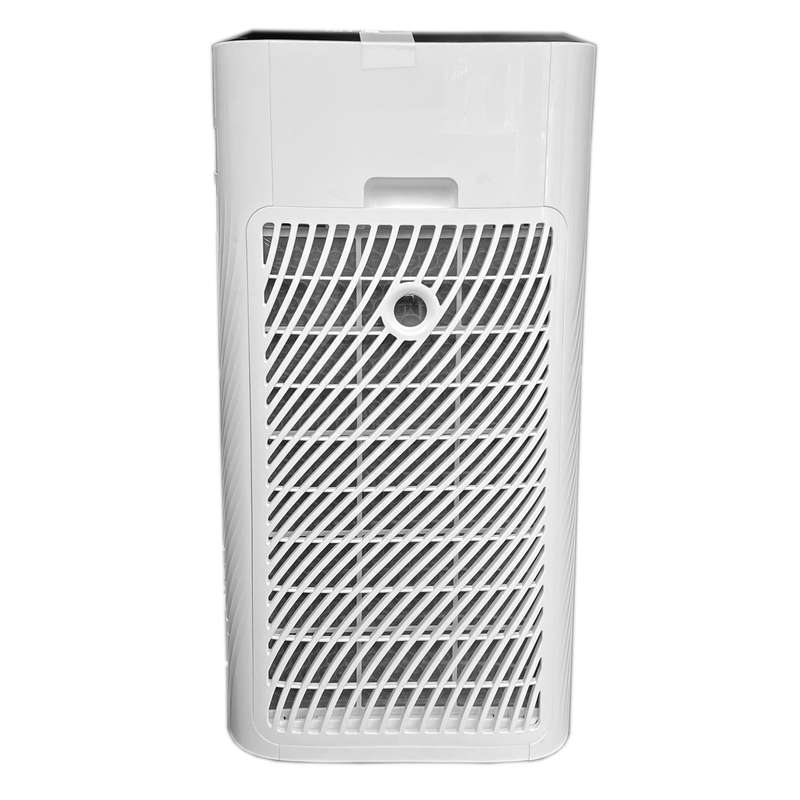 نمای جانبی دستگاه تصفیه کننده هوا گرین GAP700P1F5 با بدنه ایستاده سفید و پنل لمسی تاچ