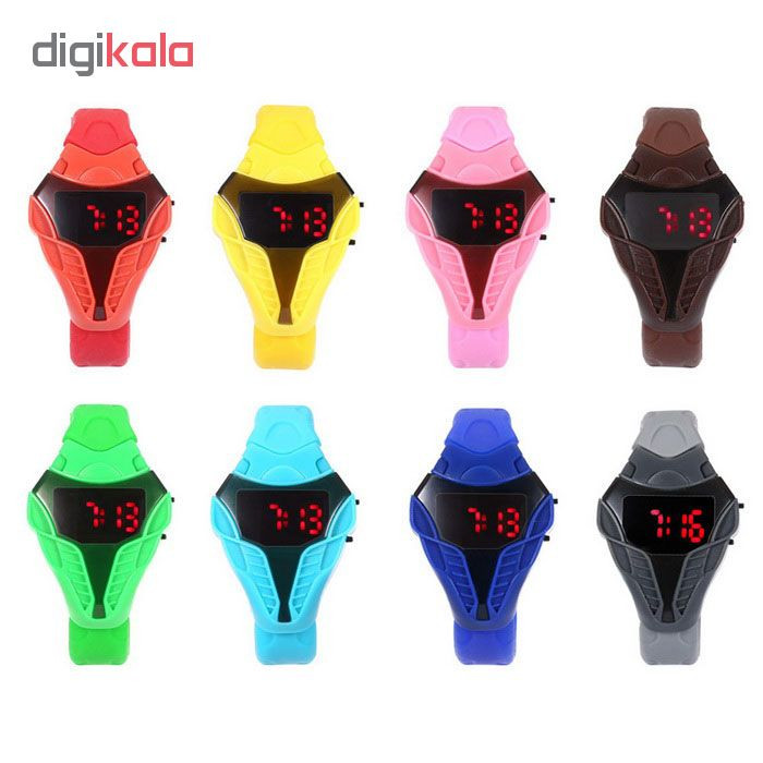 ساعت مچی دیجیتالی مدل pink kobra