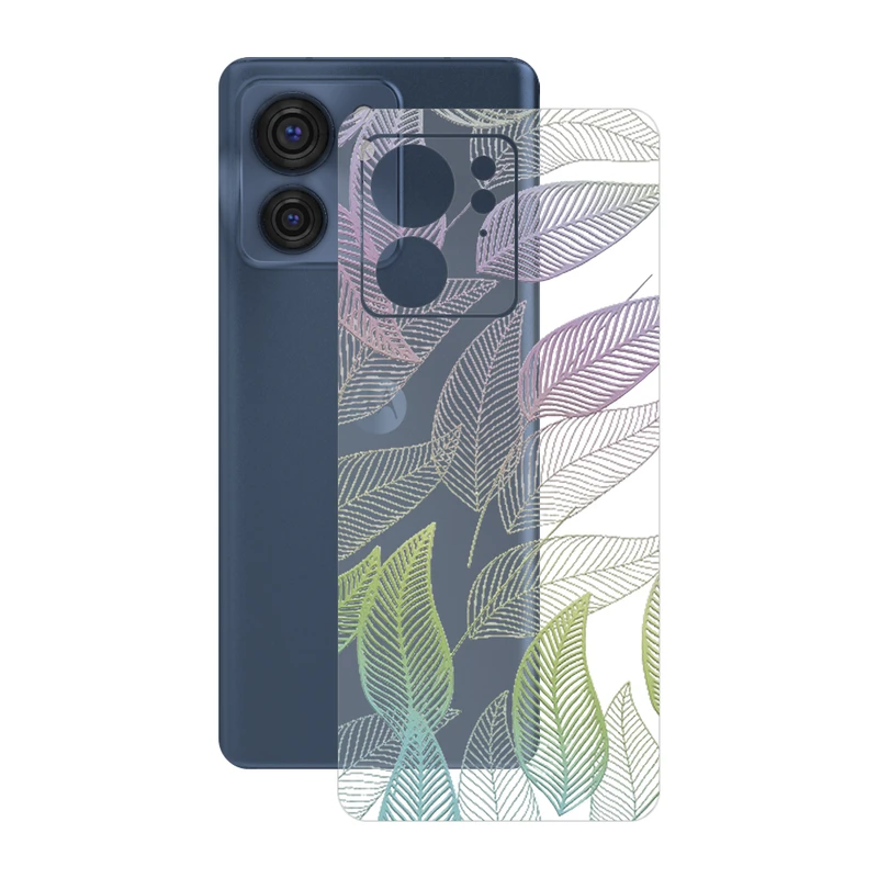 برچسب پوششی ریمکس مدل Clea طرح برگ مناسب برای گوشی موبایل موتورولا Edge 40