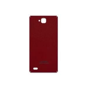 MAHOOT Red-Leather Cover Sticker for Honor 3C