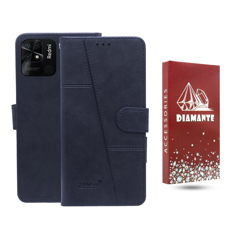 کیف کلاسوری دیامانته مدل تانگو مناسب برای گوشی موبایل شیائومی Redmi 10C