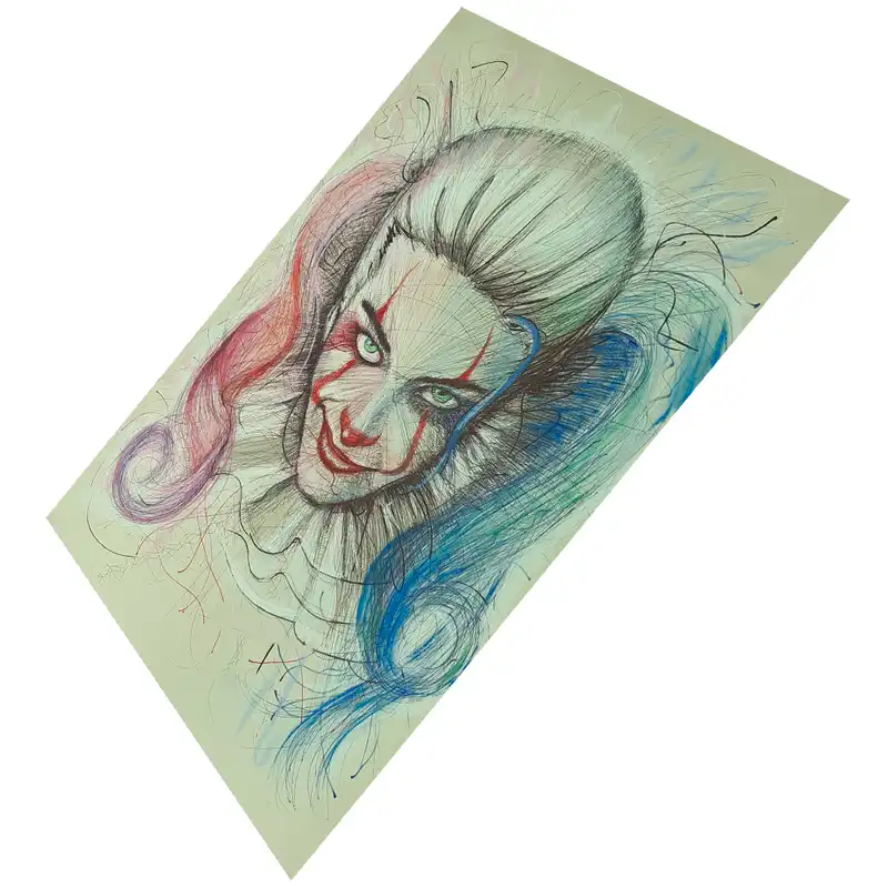 نقاشی طرح هاری کویین HK1