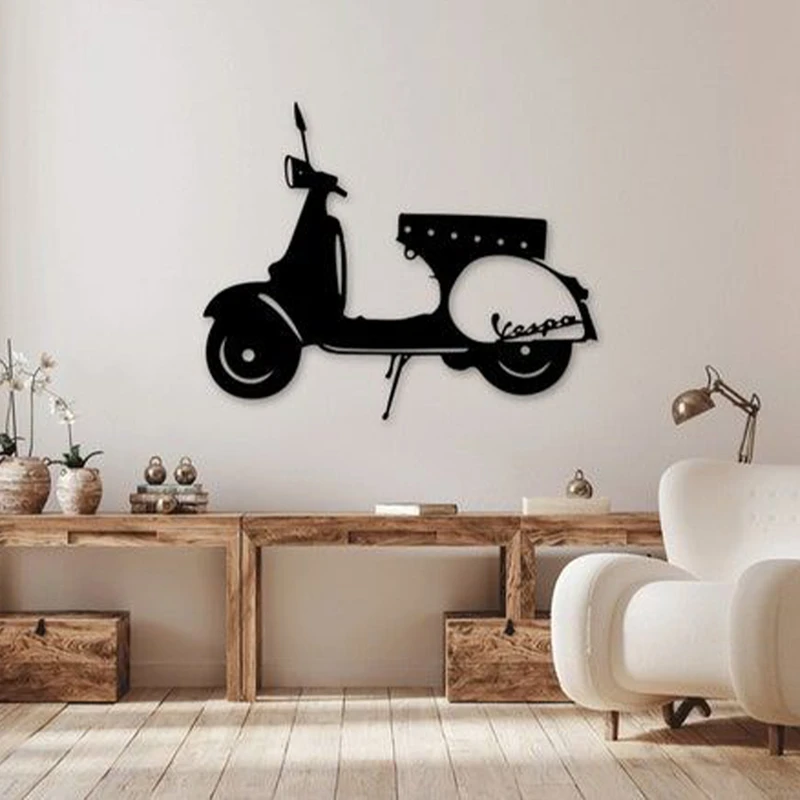 دیوارکوب دیزانور طرح موتور وسپا مدل 30 کد A087