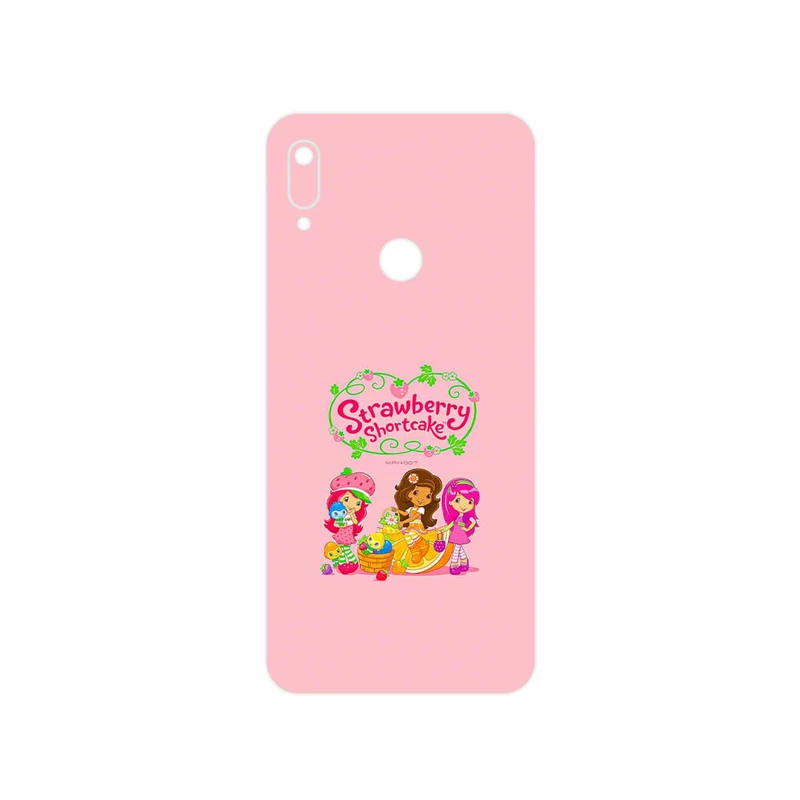 برچسب پوششی ماهوت مدل Strawberry Shortcake مناسب برای گوشی موبایل هوآوی Y6 Prime 2019