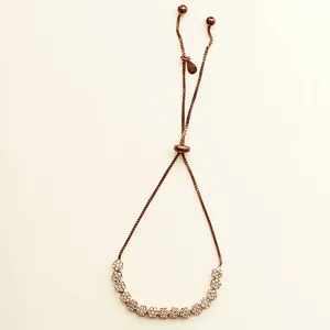 دستبند نقره زنانه مدل فلاور کد P788