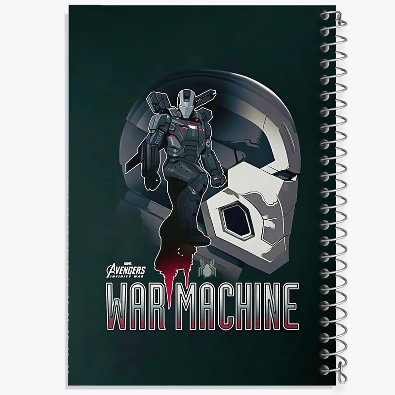 دفتر نقاشی 50 برگ خندالو طرح ماشین جنگی مارول (Marvel) کد N5713