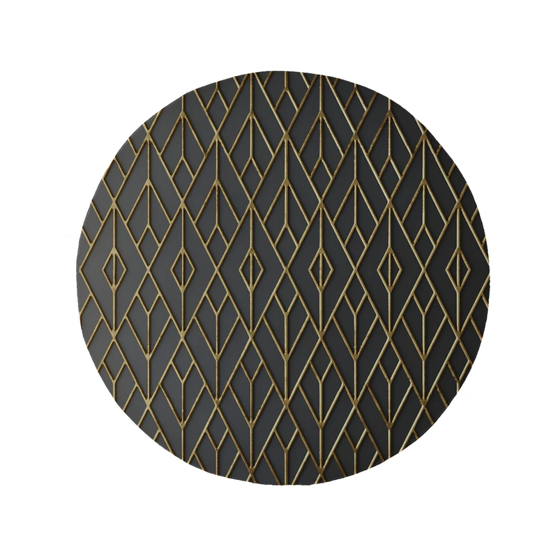 پادری مدل دایره طرح کلاسیک کد 8858 سایز 90 × 90 سانتی متر