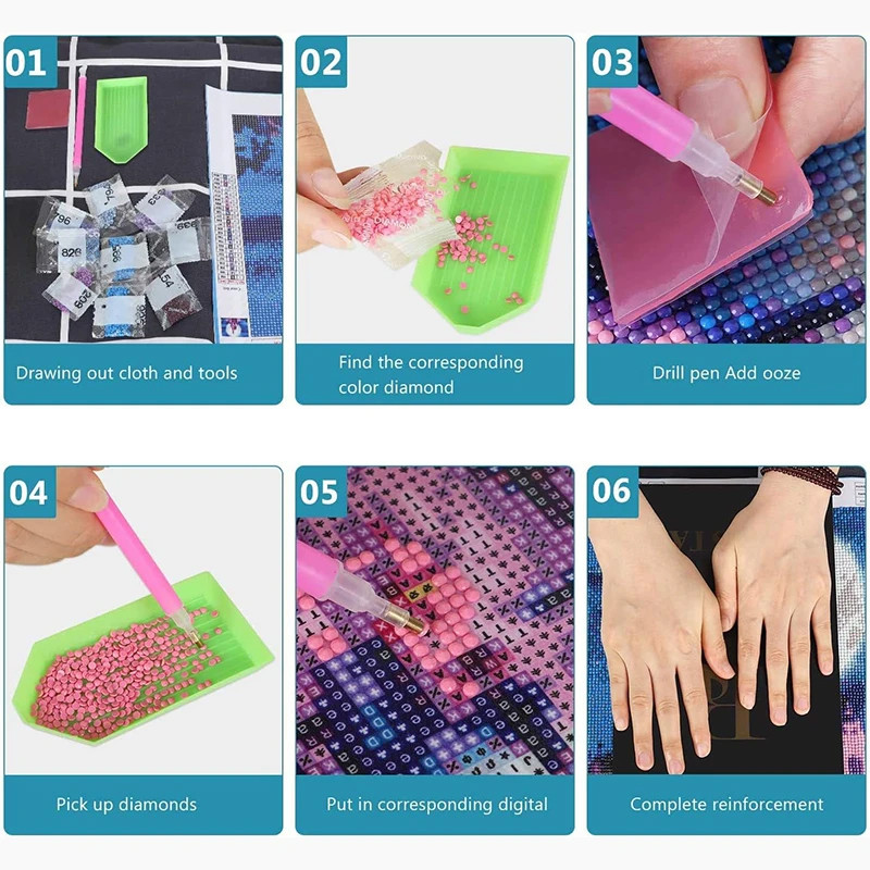 بازی آموزشی مدل ساخت تابلو نقاشی الماسی کد a3