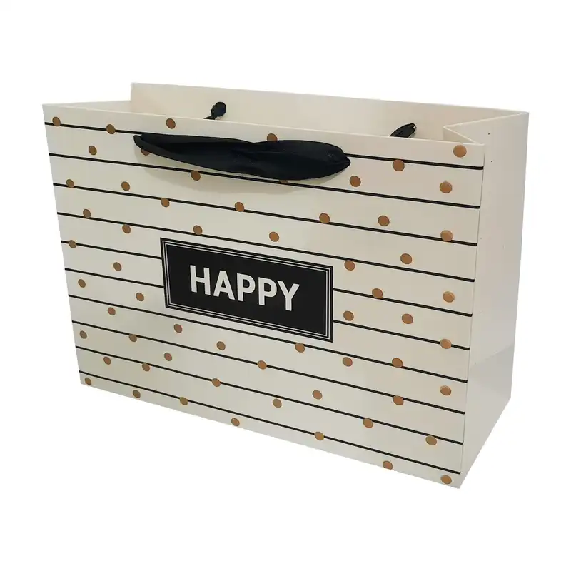 پاکت هدیه طرح خالخالی مدل HAPPY کد 11101011