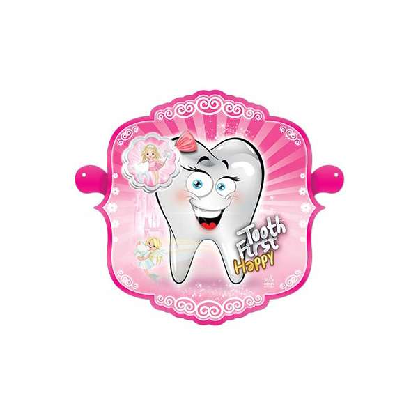 ریسه تزئینی طرح برجسته تم جشن دندونی دخترانه 