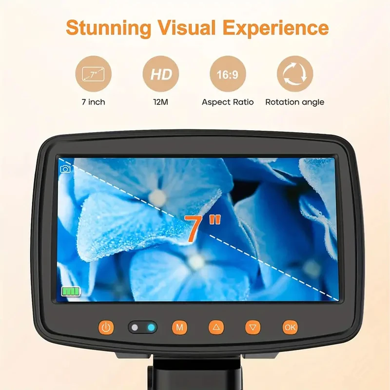 عکس شماره 9 : میکروسکوپ دیجیتال مدل لوپ کد digital hd new 2025 به همراه ریموت