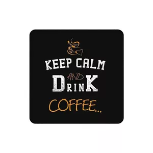 زیرلیوانی طرح حرف نزن و قهوه ات را بنوش کد 6304910